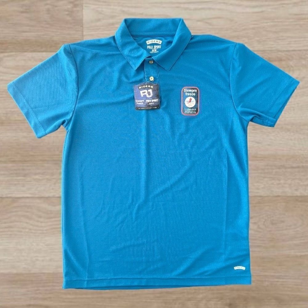 NWT Men's Riders Polo Sport Shirt Medium